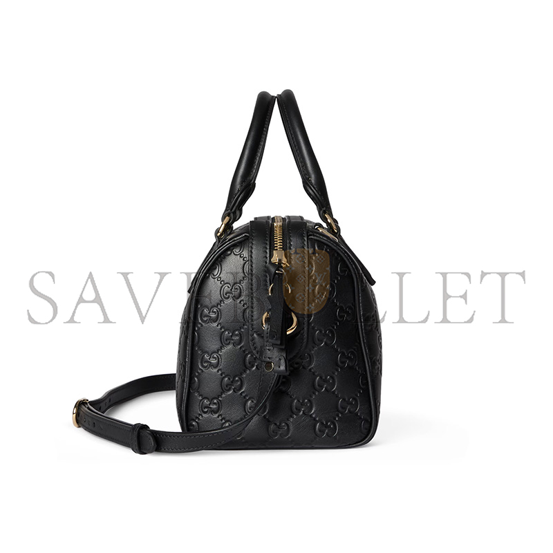 GUCCI GG EMBLEM MEDIUM BOSTON BAG 848886 (25*16*14cm)